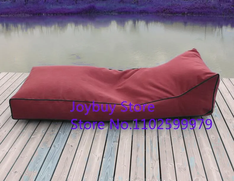 EXTRA LENGTH Long size outdoor bean bag chair , waterproof beanbag sofa seat, living room furniture set