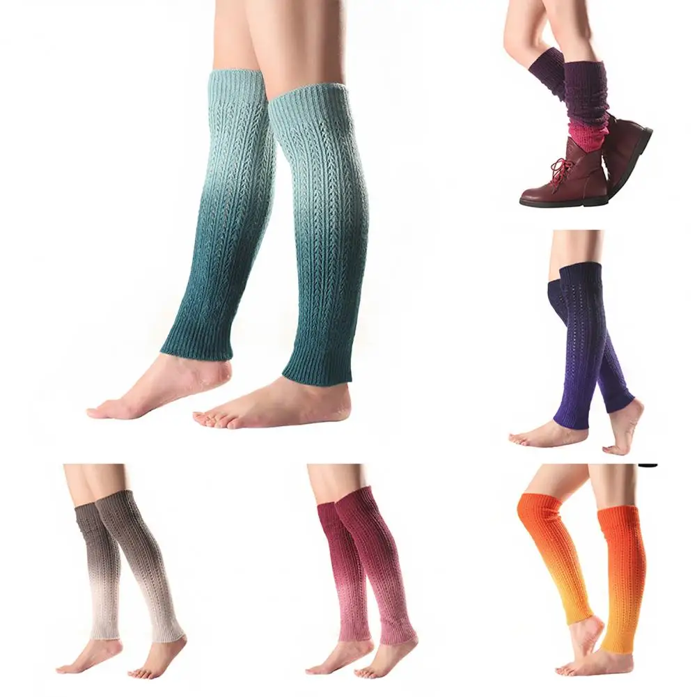 Foot Sleeves 1 Pair Essential Portable Imitated Cashmere  Improves Circulation Socks Sleeve for Cycling