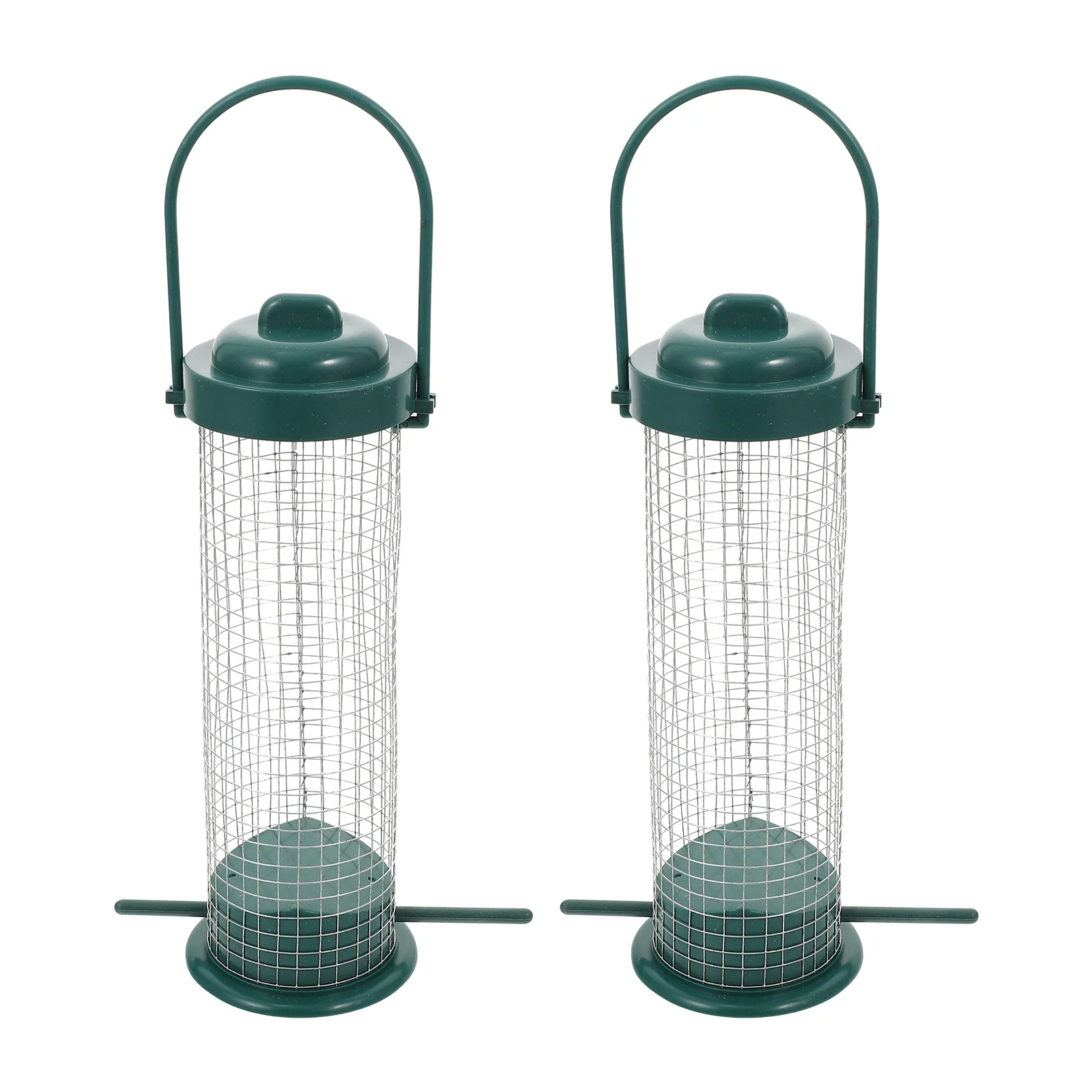 

2 Pcs Bird Feeder Outdoor Feeders outside Parrot Window for Outdoors Feeding Device to