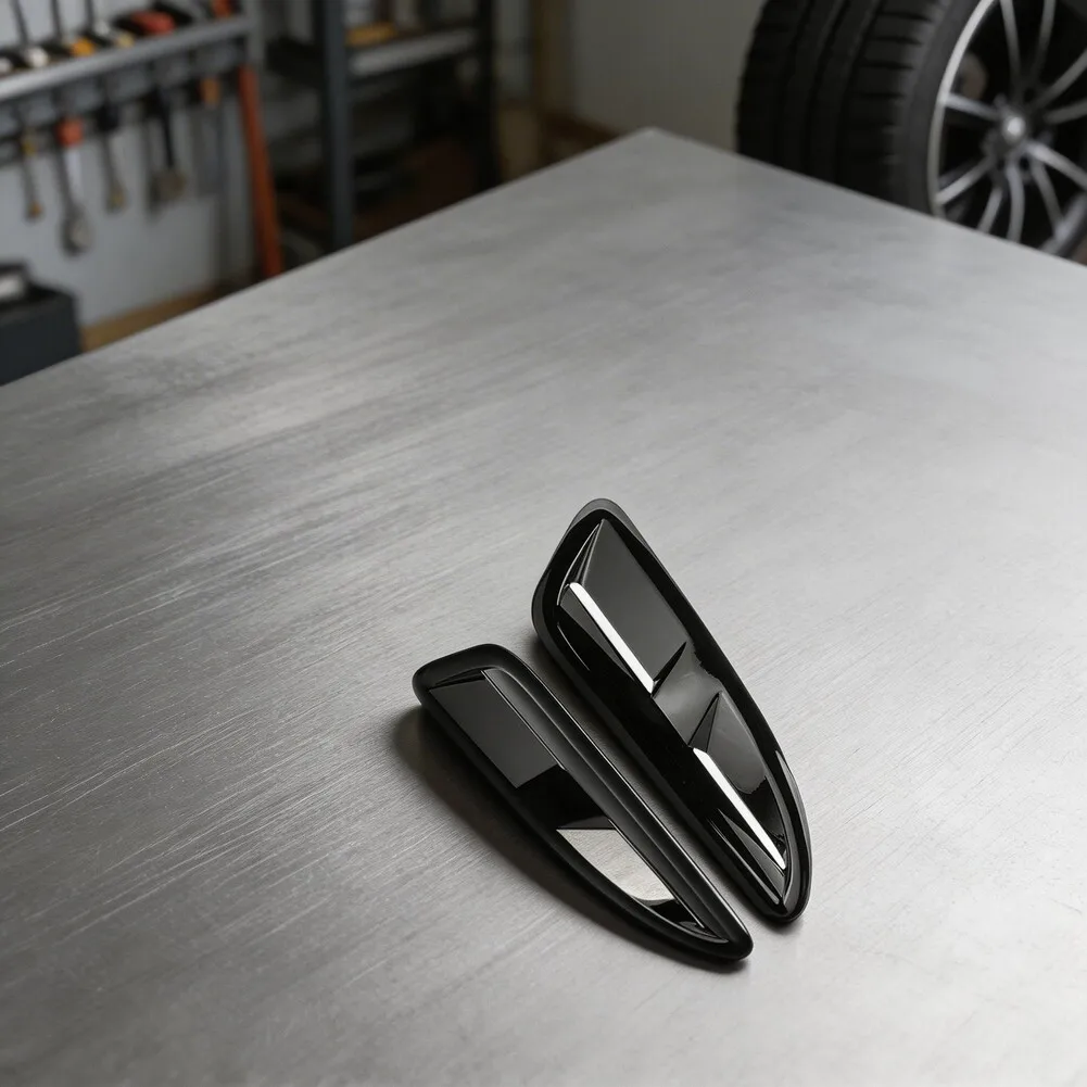 대부분의 자동차용 자동차 후드 통풍구 XKR용 재규어용 직접 교체형 후드 통풍구 ABS 블랙 후드 통풍구 외부 액세서리