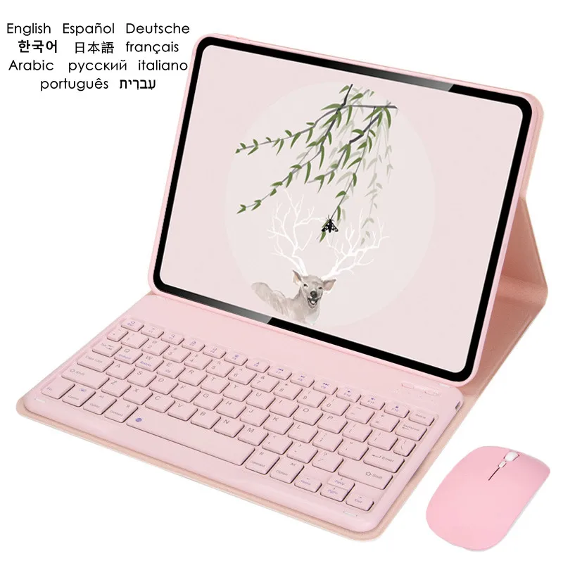 Capa para Teclado Magnético para Xiaomi Redmi Pad Tablet Capa para Redmi Pad Russo Espanhol Português 2023