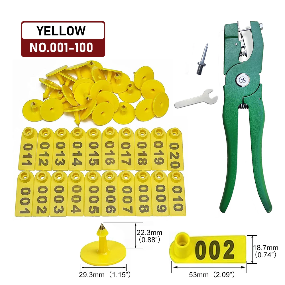 Yellow NO.001-100