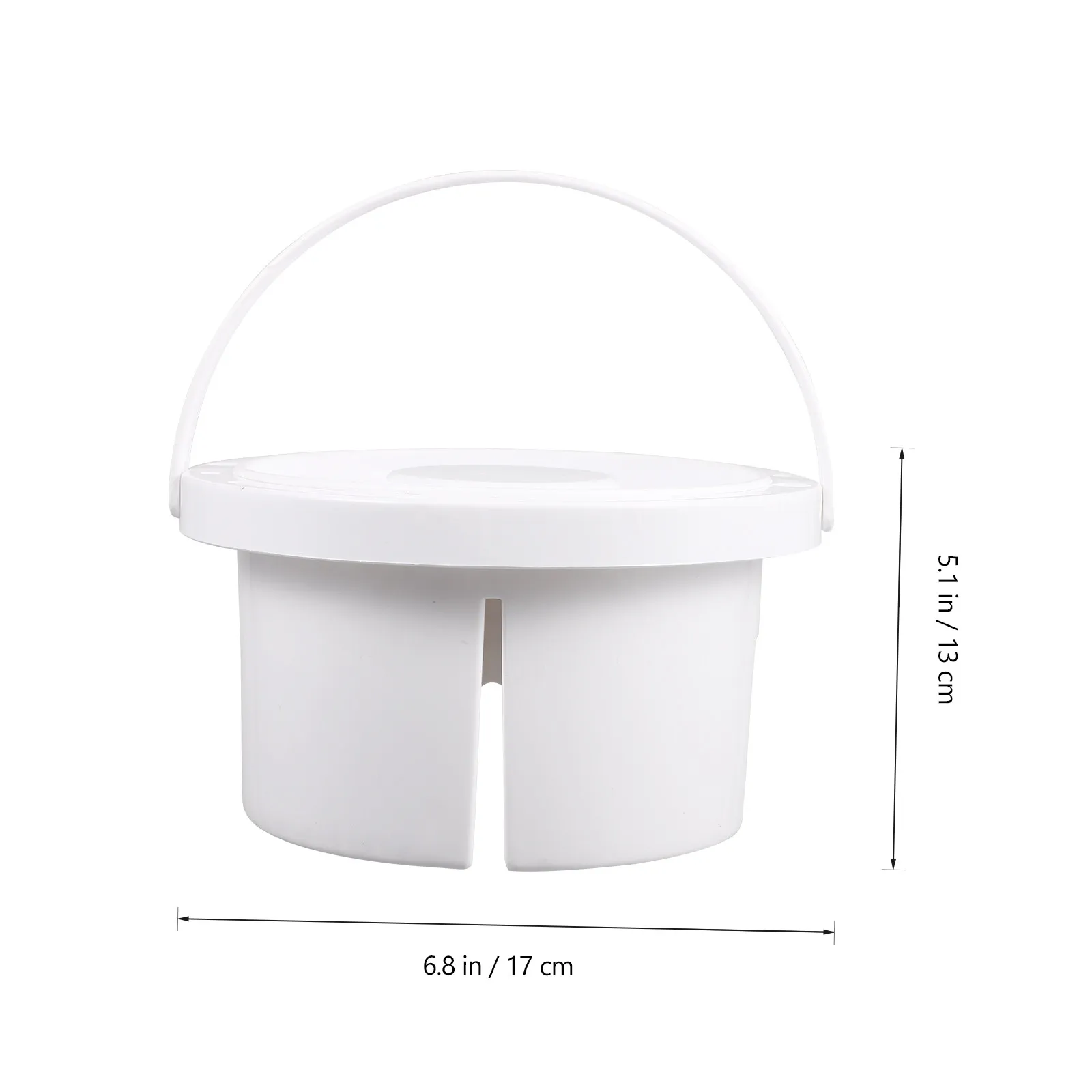 1Pcs 브러시 세척 버킷 3-in-1 페인팅 도구(브러시 건조 및 보관용) 휴대용 아트 친화적인 페인트