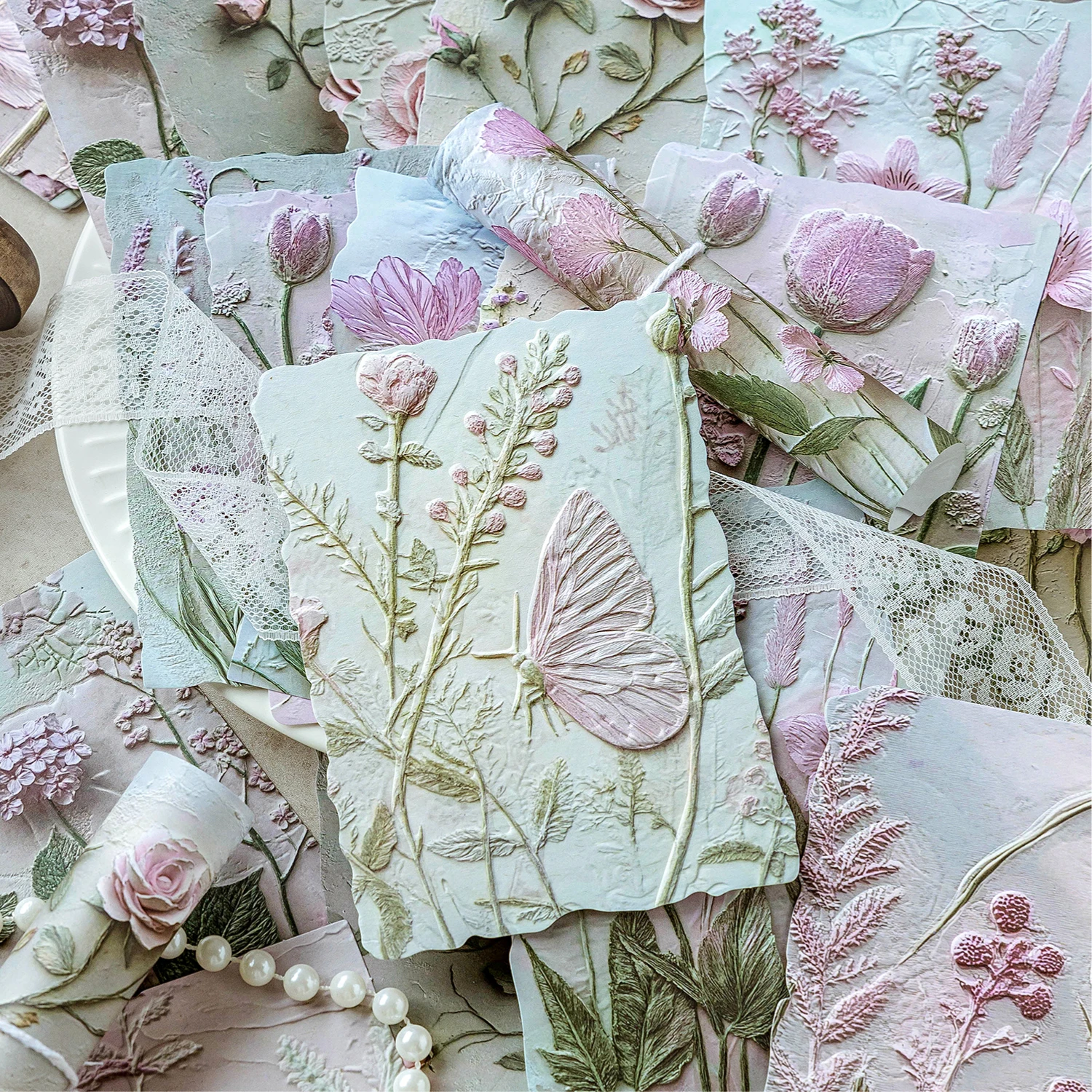 Vintage Texture Paper Set 4