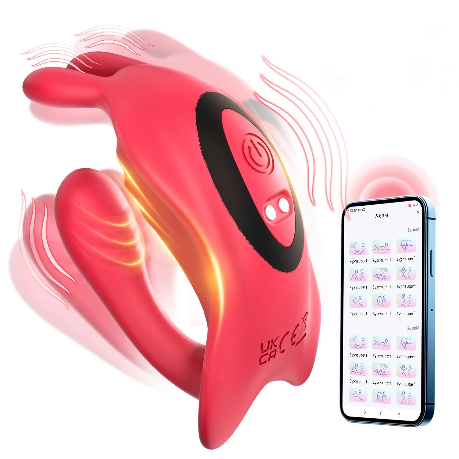 Vibrator Erwachsene Sex Spielzeug für Paare G-punkt Klitoris Stimulator Wasserdichte APP Bluetooth Kaninchen Schmetterling Vibrationen für Frauen