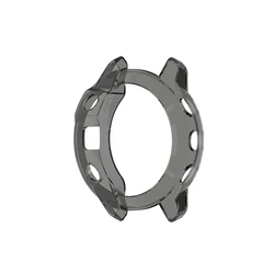Clear TPU Smart Watch Protection Case - Enhanced Durability and Sleek Design - Fenix 6 6pro (Black)