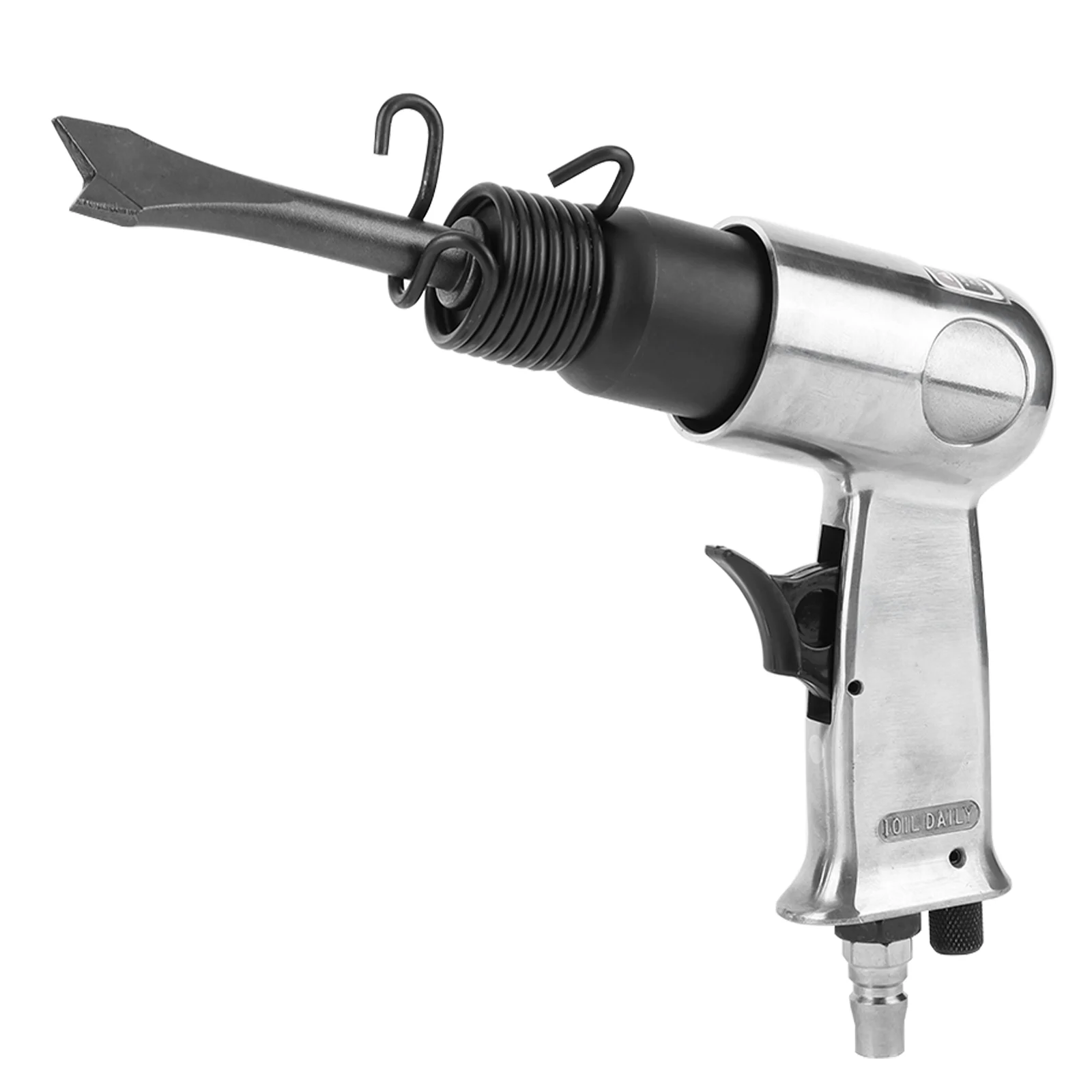 Strong Pneumatic Hammer 4500 BPM Air Chisel Pneumatic Shovel Tool Spring & Fitting Rear Handle Exhaust for Automotive&Metal Work