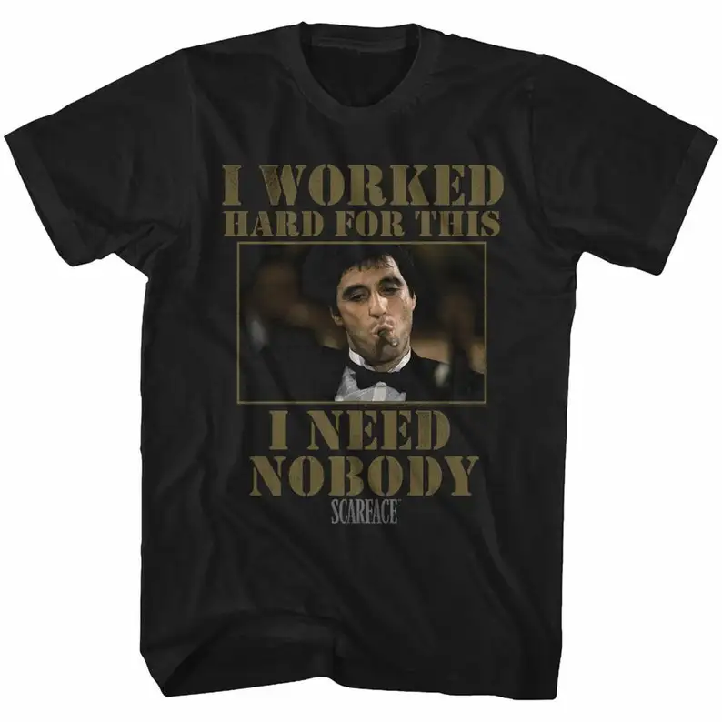 

Scarface Nobody Black T-Shirt
