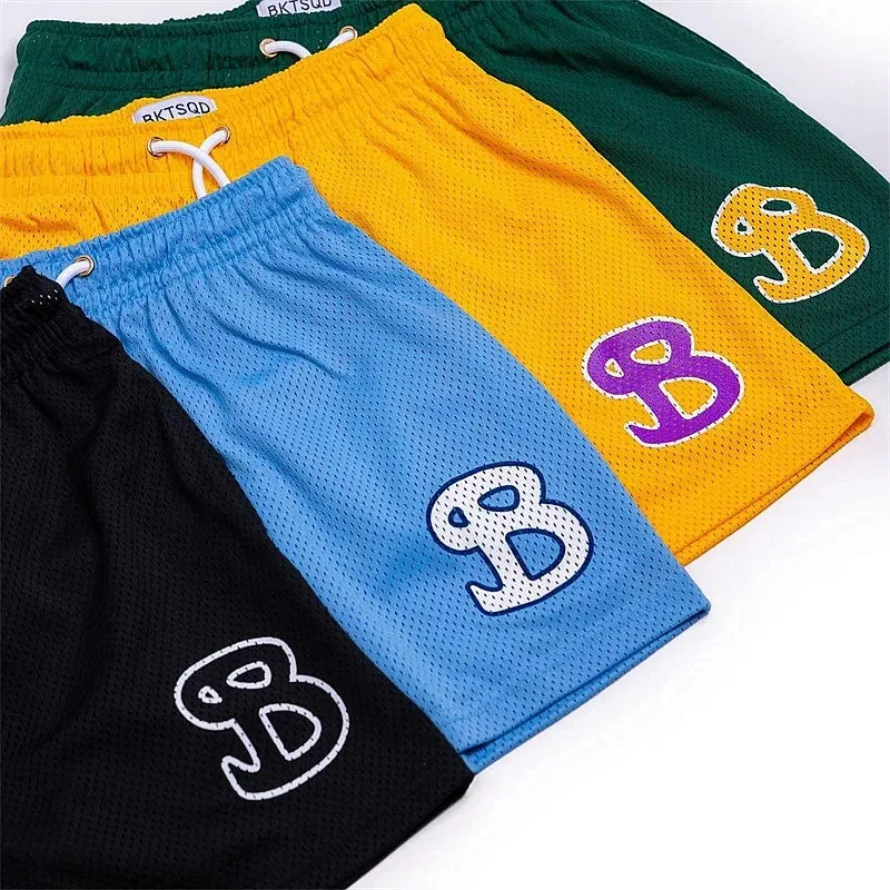 Men Casual pants gym shorts quick drying mesh Breathable shorts Men's running training short pants men outdoors sports pants 2