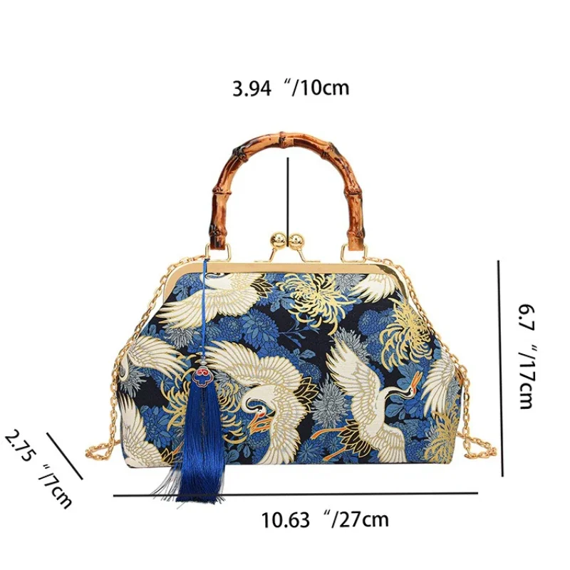 Luxury Evening Clutch Bag For Women Bride Wedding Clutch Purse Chain Shoulder Bags Small Party Handbag Rattan Handle Handle Tote