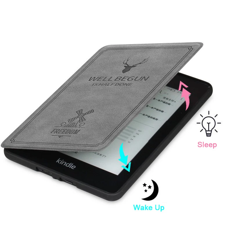Premium Smart Case for Kindle Paperwhite - Elegant e-Reader Protection Cover