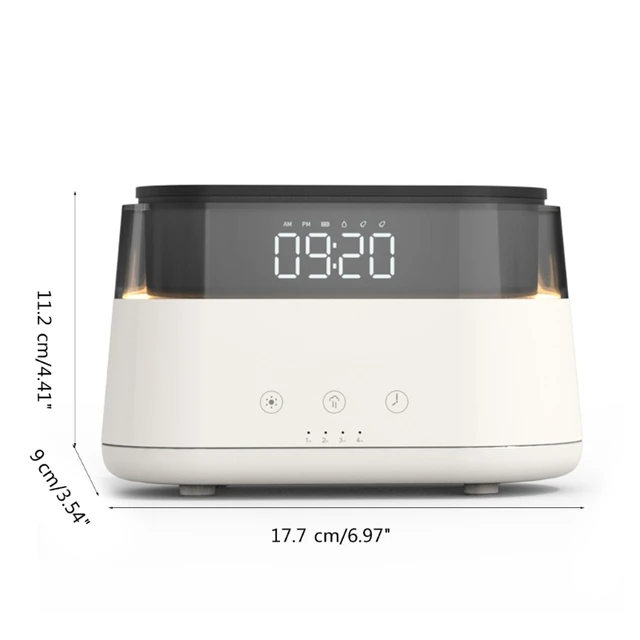 Simulated Flame Aroma Diffuser  Ambient Light Diffuser Humidifier Home Desktop Alarm Clock   Flame Humidifier And Aroma Diffuser 5