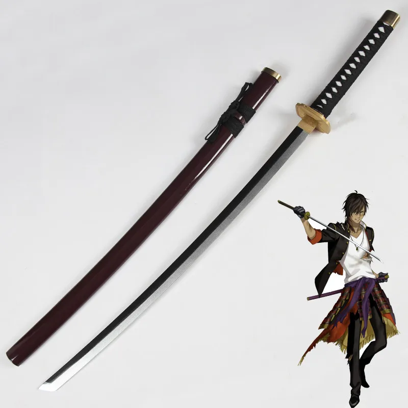 

104 см Длина онлайн игры Touken Ranbu меч ОО курикара Katana косплей реквизит деревянный меч для Хэллоуина вечерние события