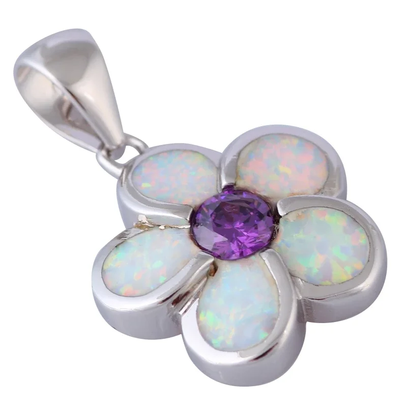 Fire Opal Pendant Jewelry for Women Gifts