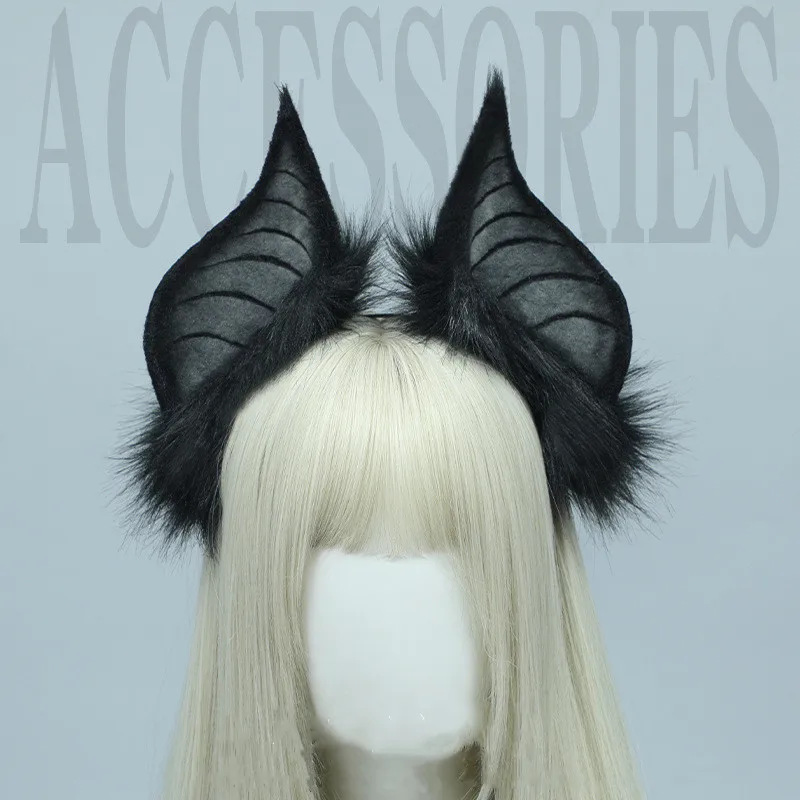 Fascia per capelli con orecchie di coyote - Italia