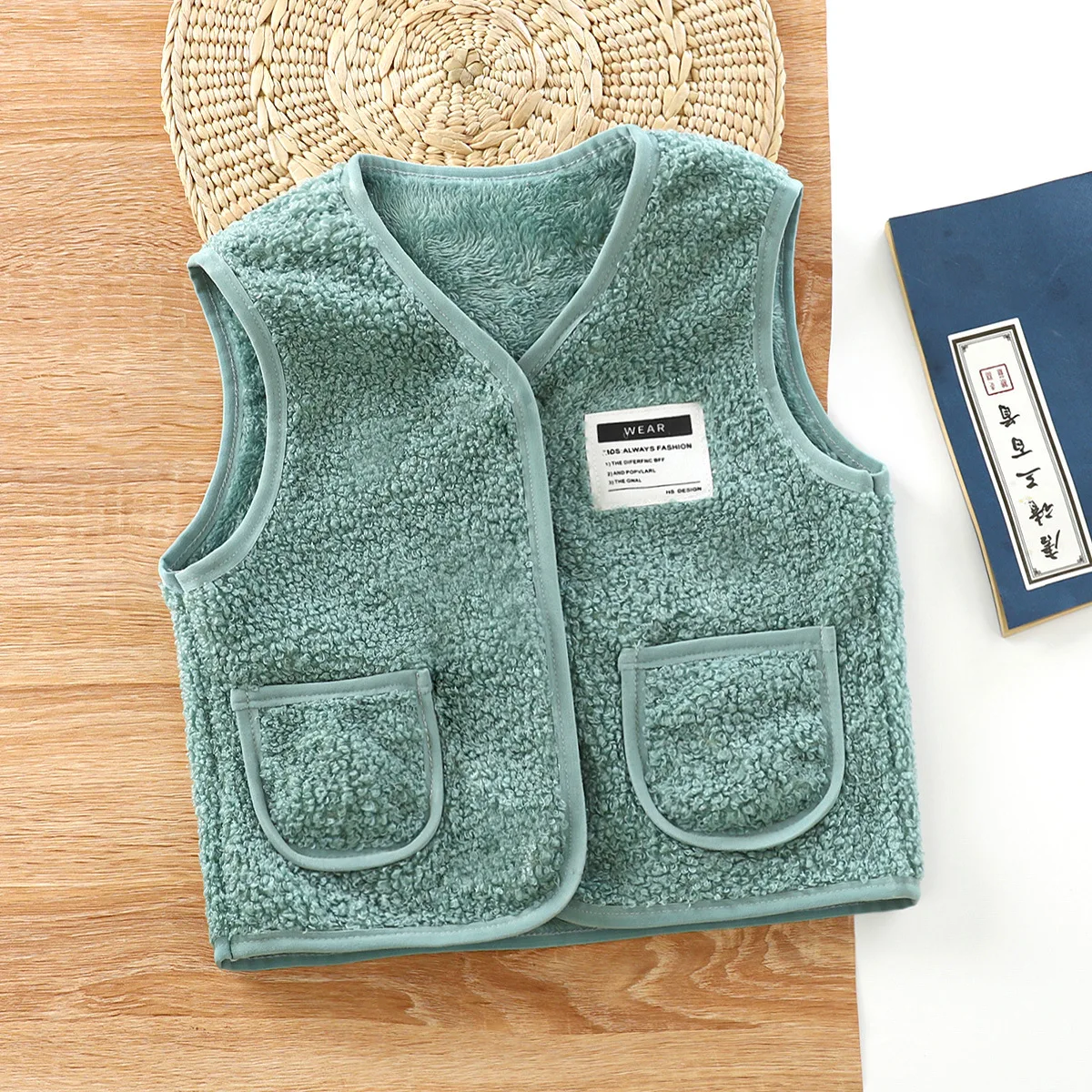 Spring Fall Baby 1-6Y Girl Boy Waistcoat Children's Vest Cardigan Cotton Infant Vests Clothes Colete Clothing Pink Grey White