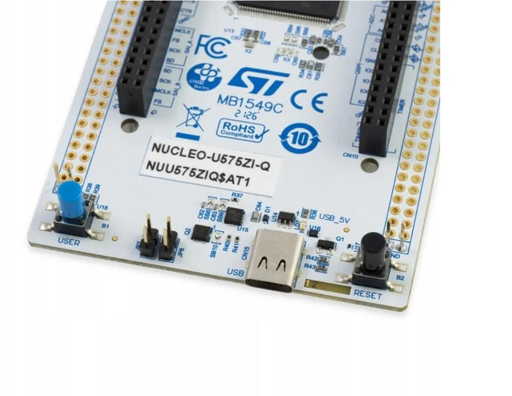 NUCLEO-U575ZI-Q  , Nucleo-144, STM32 йи, STM32U575ZIT6Q, 32Bit, Arm Cortex-M33