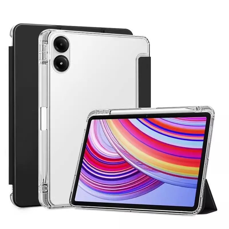 Premium Magnetic Smart Cover with Pencil Holder for 12.1 Tablet - Sleek Protection for 2024 Edition