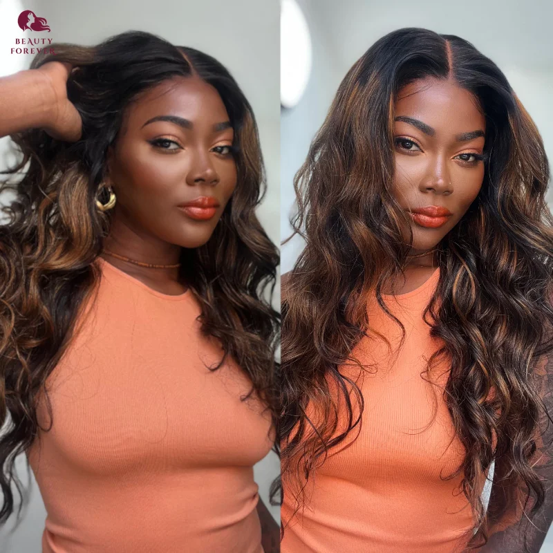 

Beauty Forever Balayages Glueless Wig Human Hair Ready to Wear Salon Quality 7x5 Bye Bye Knots Lace Front Human Hair Wig