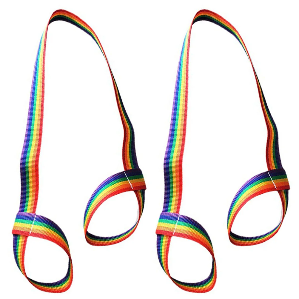 2 Pcs Ski Boot Straps Professional Boots Leash Belt Skates Wear-resistant Roller Fixing Portable Ice Carrying Carrier
