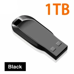 High - Speed Waterproof 2TB Metal Flash Drive - Portable USB 3.0 Mini Storage Solution (Gun color 1TB)