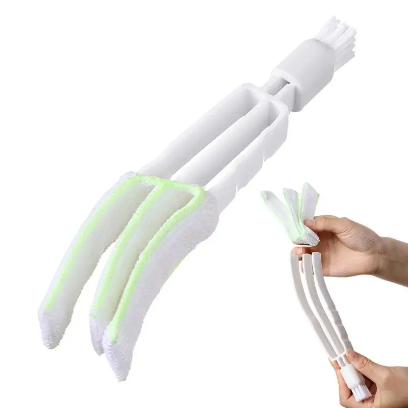

Car Vent Cleaner Air Vent Brush Car Interior Cleaner Microfiber Mini Cleaning Tool Double Head With Detachable Cover For Fan