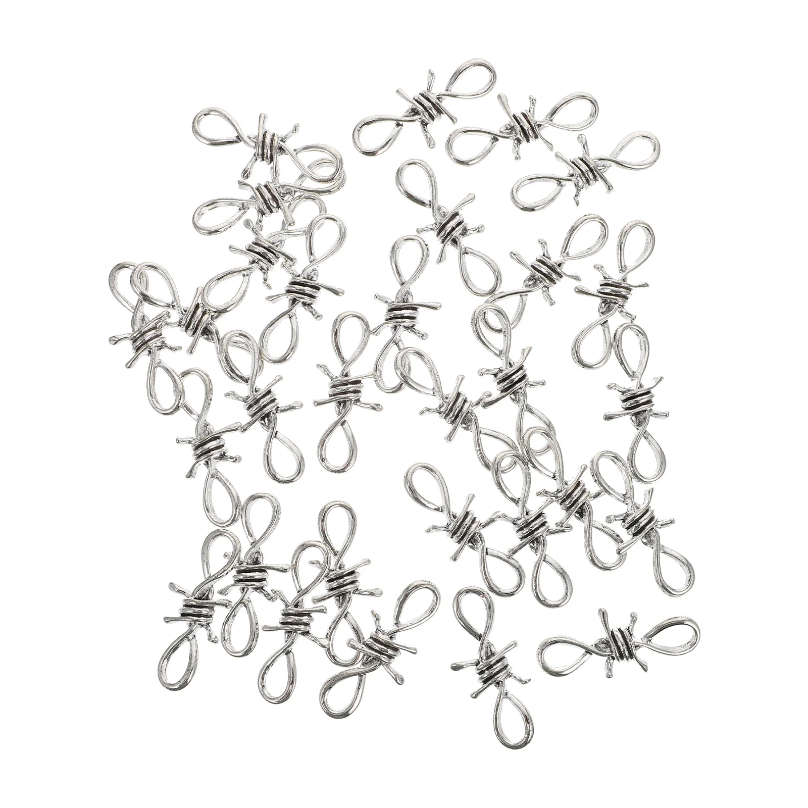 

Jewelry Necklace Barbed Wire Thorns Pendant Chunky Brambles Bracelet Charms Waist Chain Hangings Diy Accessories