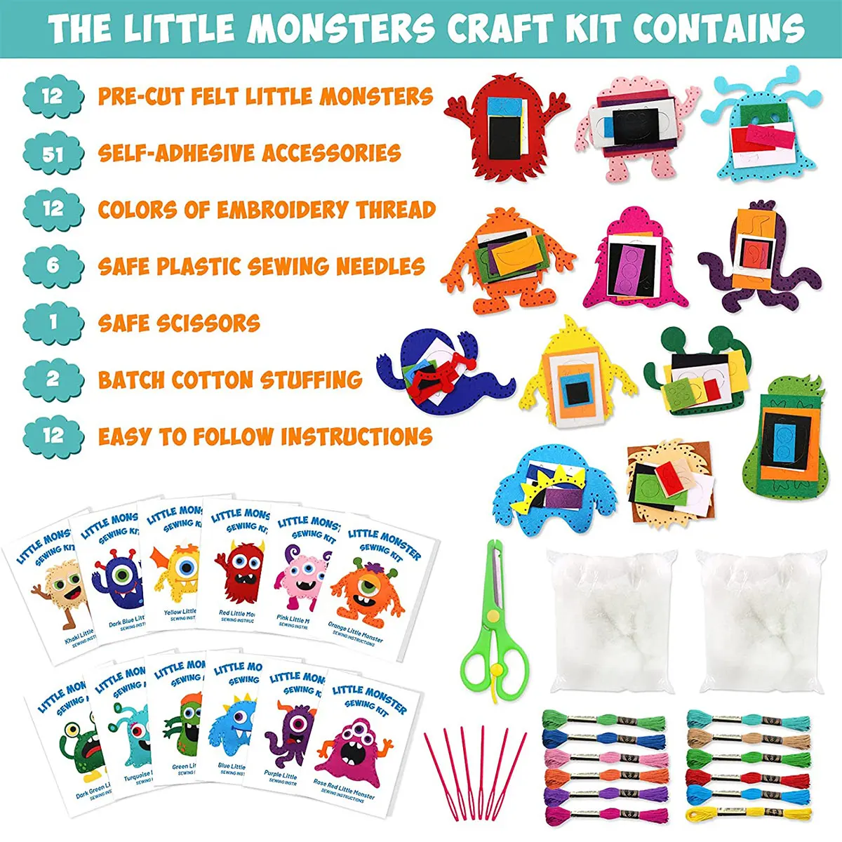 Little Monster Felt Kit 5