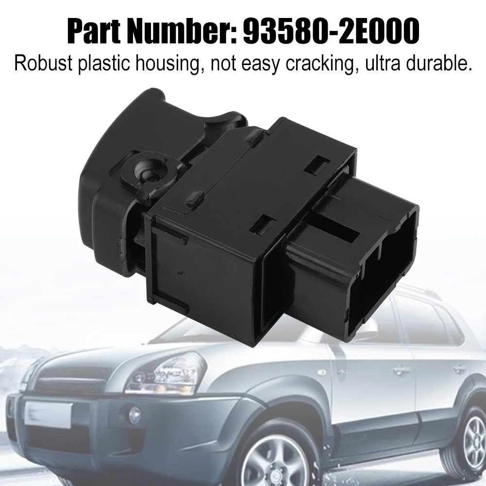 93580‑2E000 Single  Window Control Switch Button For   2004-2010 Sensitive Buttons