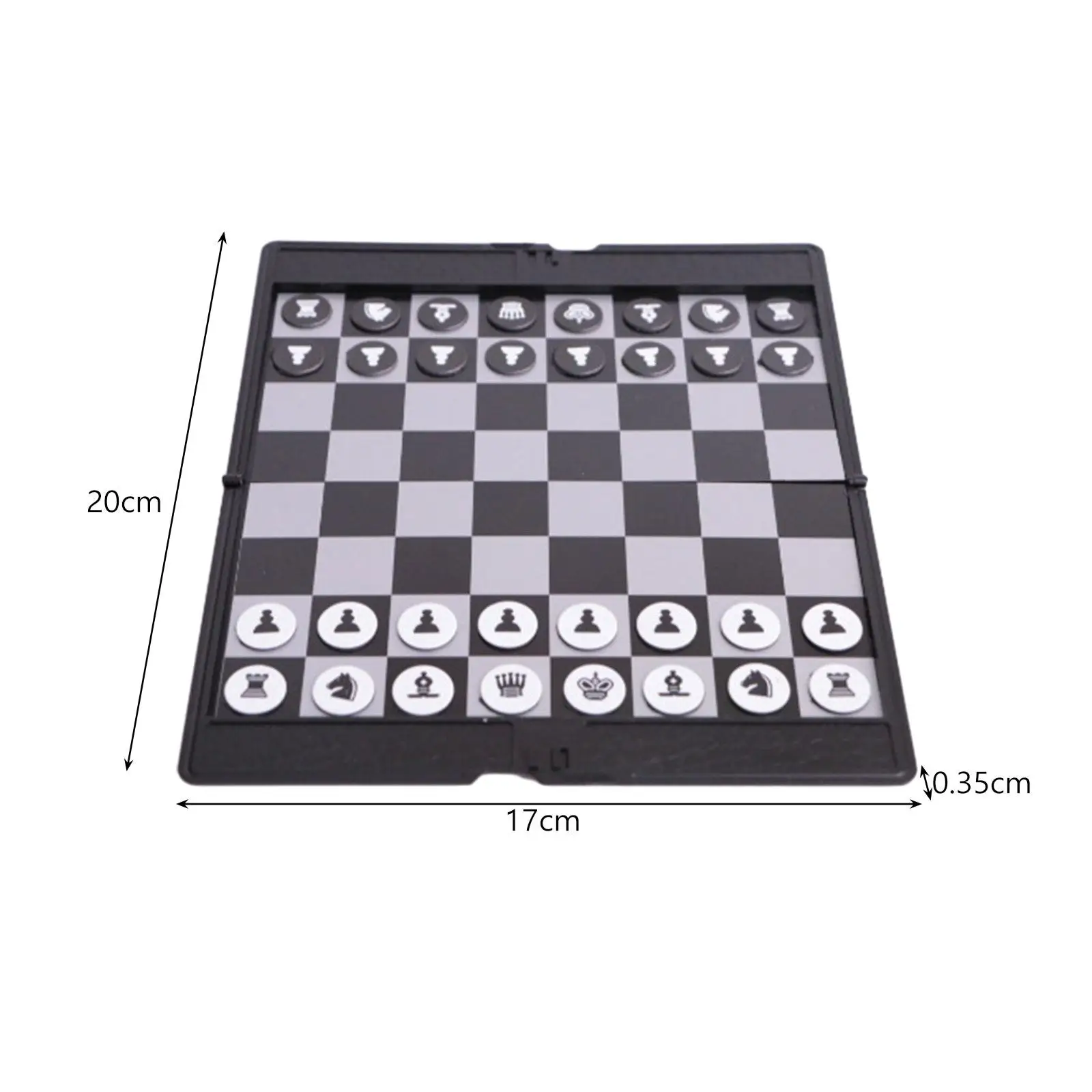 Board Game Table Games Chess Pieces and Board Pocket International Chess Travel Chess Set for Plane Kids Adults
