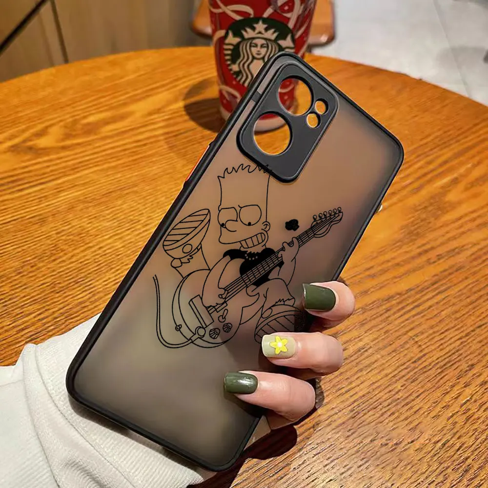 thumbnail image 1 of Funda de teléfono mate para OPPO RENO 8 8T 7Z 7 6Z 6 5 4 3 PRO PLUS 4G 5G Funda rígida Funda Coque Capa Funda película The S-Simpsons-S, 1 of 5