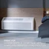 15,000 BTU PTAC Packaged Terminal A/C with Heat Pump (R32 Refrigerant) and 3.5 kW Electric Heater Including Wirele 2