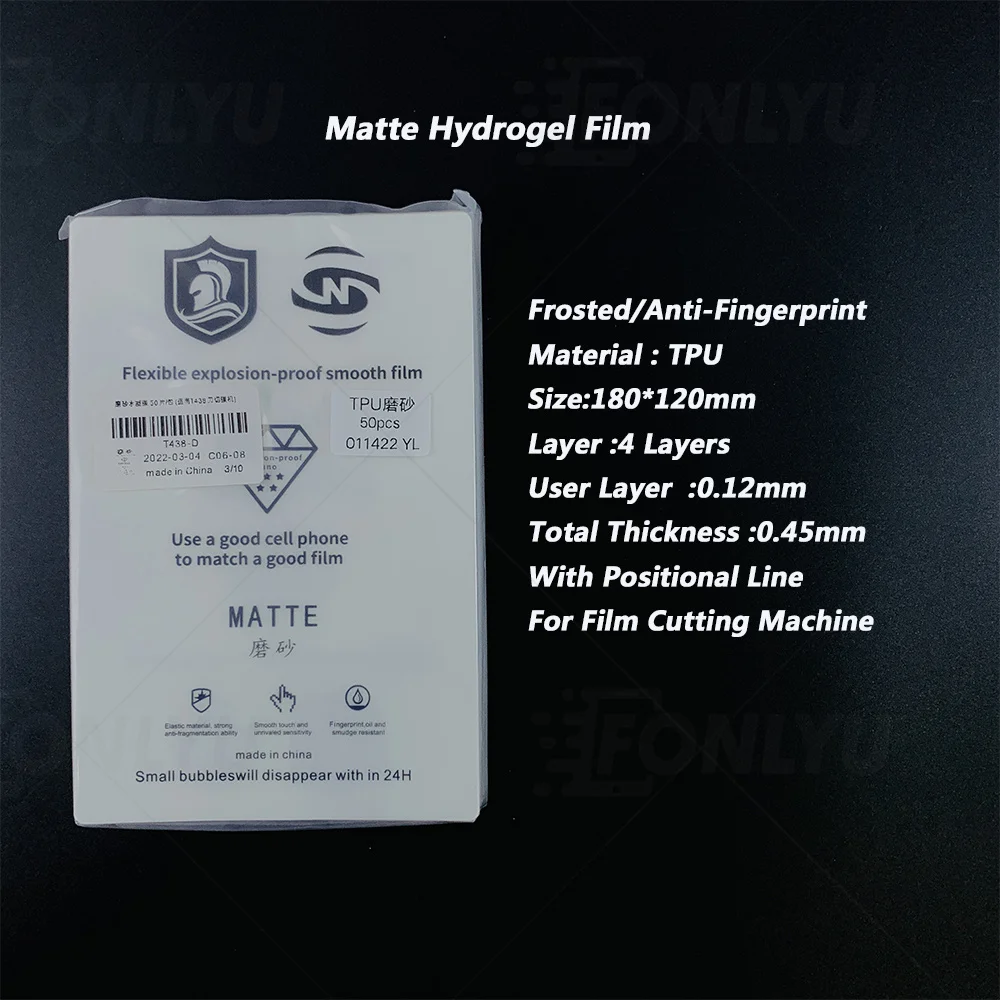 Matte Hydrogel Film