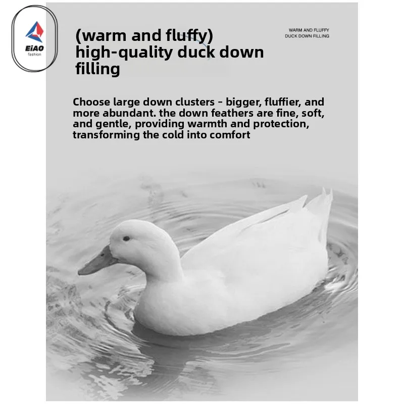 EIAO Outdoor Snow Duck Down Parka Men 2026 Winter New Fashion Thick Multi-Pocket Down Jacket Brand Camping Hunting Puffer Jacket