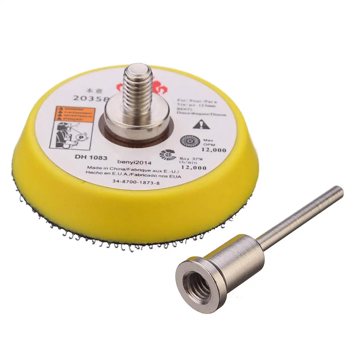 

2 Inch Polishing Pad Sanding Buffing Plate Disc Power Tools for Car Polisher Polishing Machine Accessories with 3mm Shank
