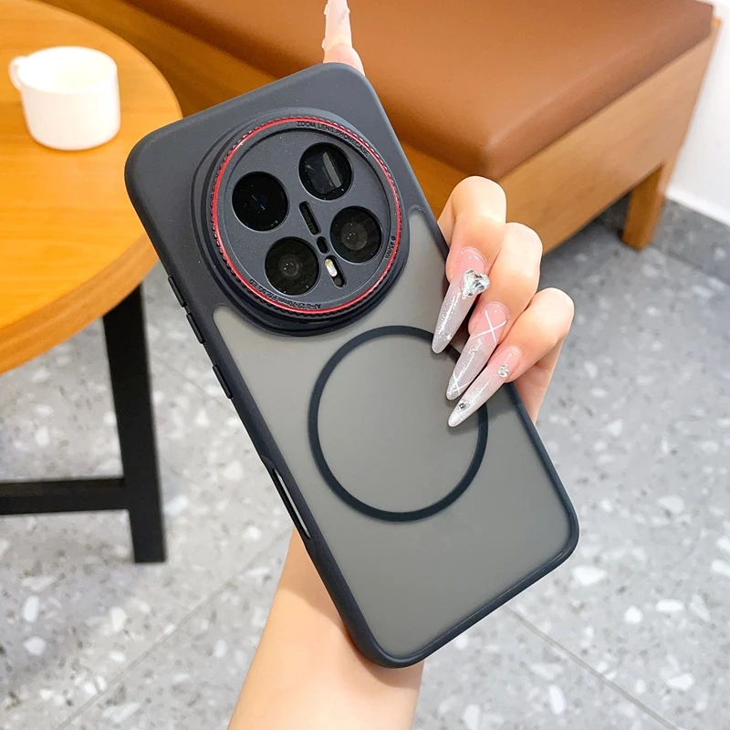 Magnetic Anti-Drop Airbag Case with Skin-Feel Lens Protection