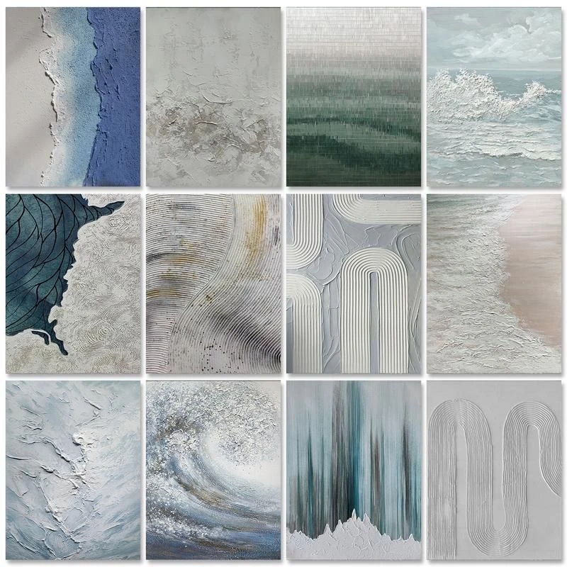 GATYZTORY Paint By Numbers Abstract Landscapes Acrylic Drawing Canvas