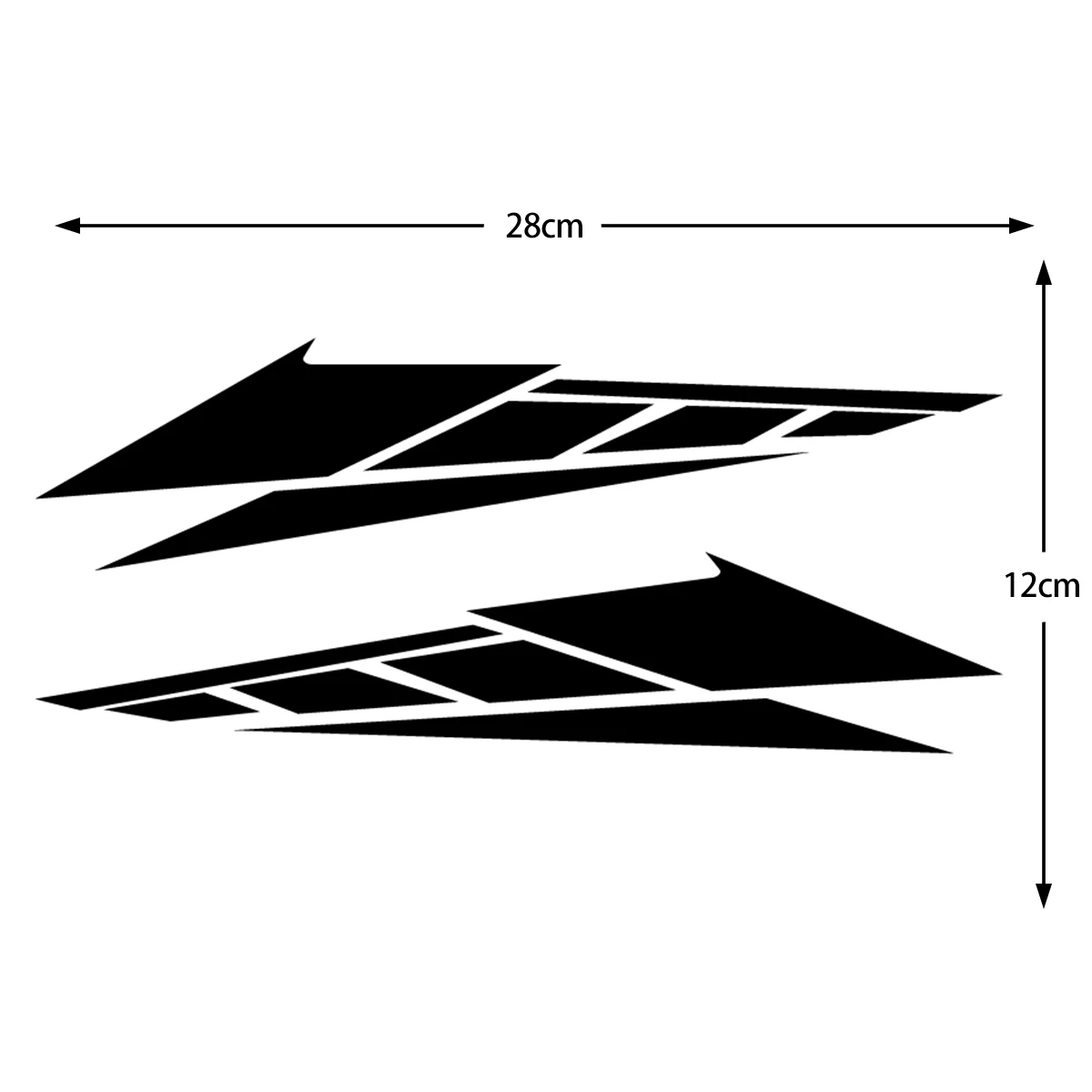 1 paar Motorrad Kotflügel Vorne Körper Universal Aufkleber Moto Körper Reflektierende Vinyl Aufkleber Zubehör Für R1 R3 Mt07 Mt09 Tmax – Detail 2