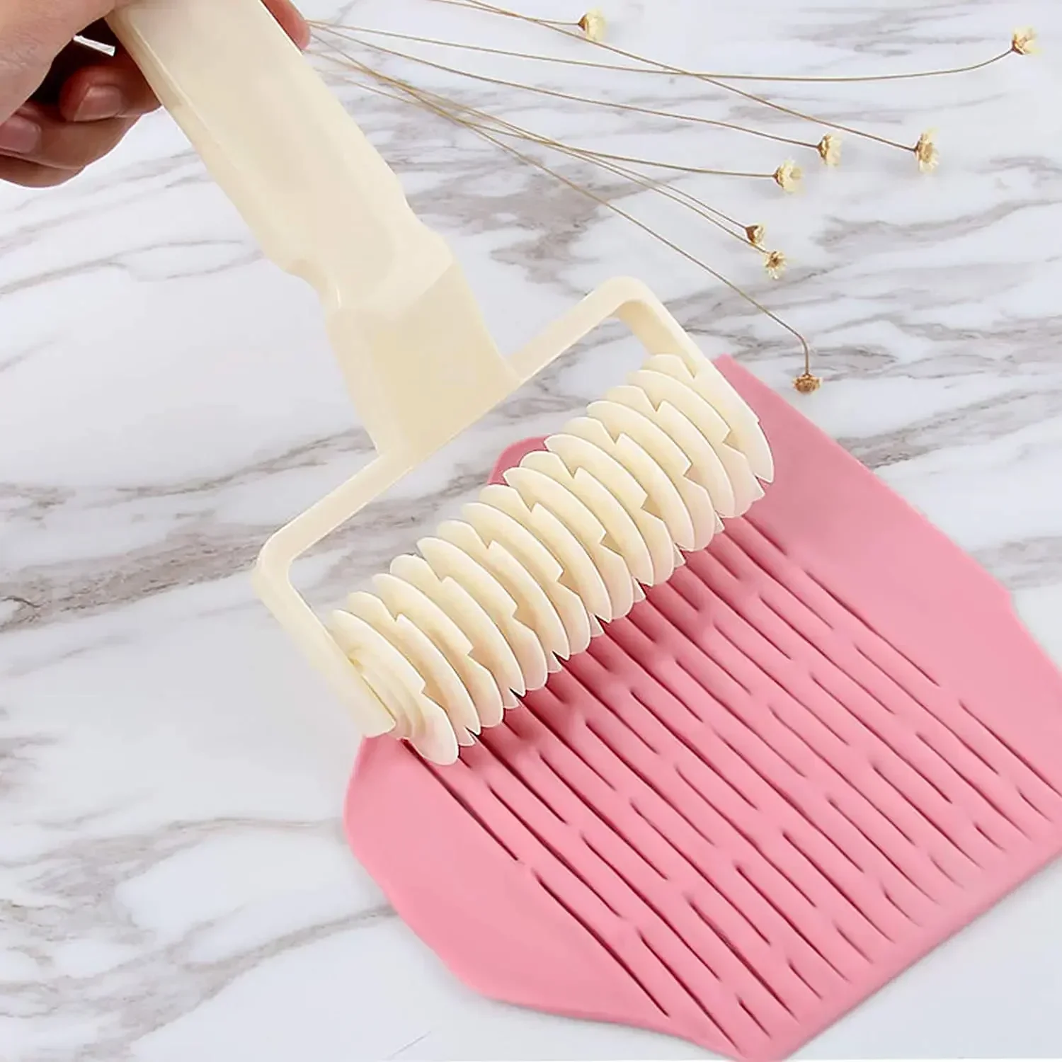 Creative Baking Tools Plastic Roller Mesh Cutter L/M/S Grid Pattern For Pastry Dough Fondant Pizza Cakes Pies Kitchen Supplies roller cutter pizza roller pizza roller pin