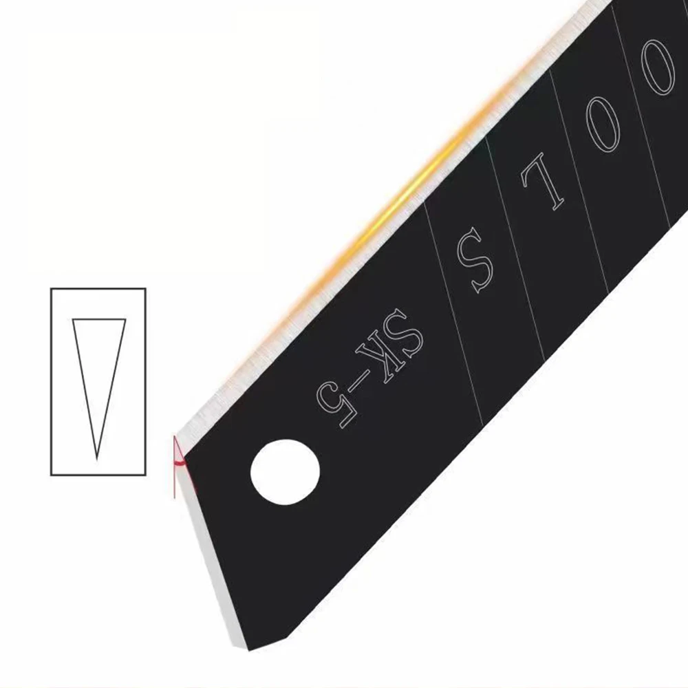 Utility Knife Blades 50Pcs/1Set SK5 Boxcutter Snap off Replacement 18mm Ceramic Art Sharp