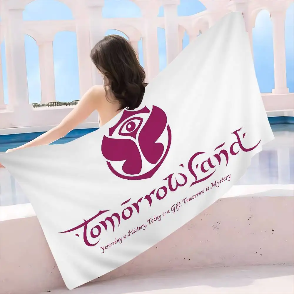 Tomorrowland Music Logo Microfiber Beach Towel Absorbent Quick dry Soft Yoga Swimming Resort Mountain Climbing Towel