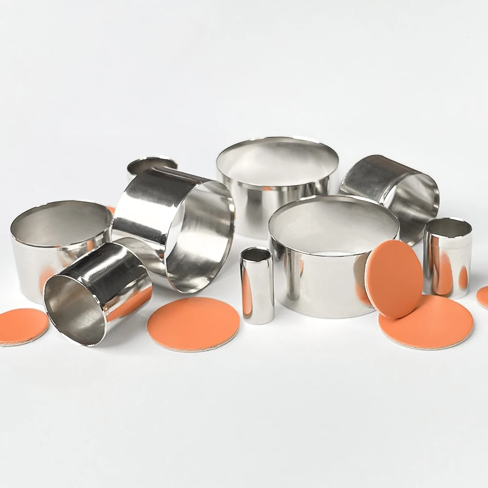 가죽 구멍 펀치 다이 라운드, 9 개 1 홀 할로우 펀치 10 15 20 25 30 35 40 45 50 mm 고탄소강 원형 커터 도구 키트 C 