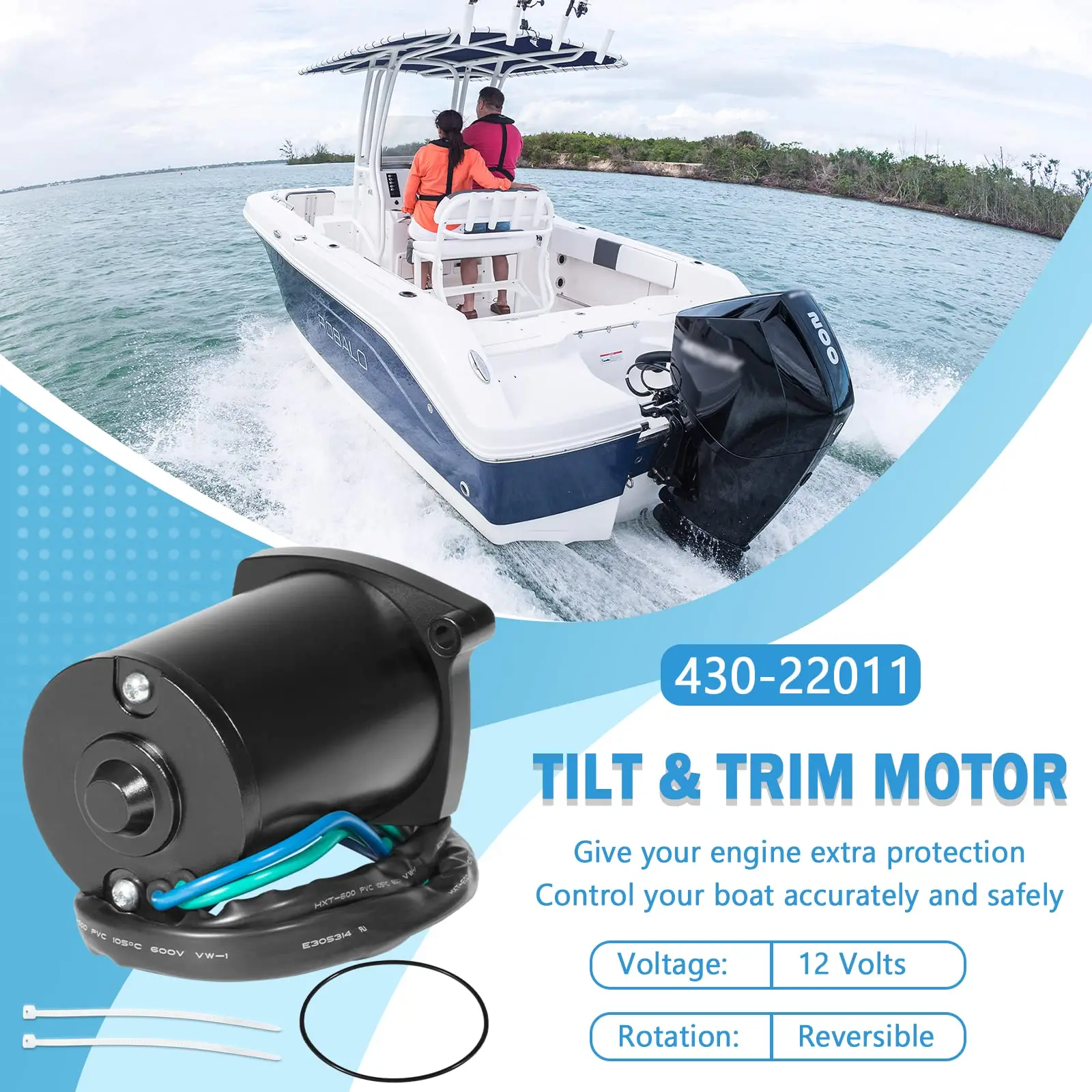 Démarrage Électrique Moteur Garniture Inclinable Pour Mercury Pour Marine MAG3 135 150 175 200 225 250 HP 1996-ON 828708 878265A1 18-6773 6250 878265A4 Démarreur