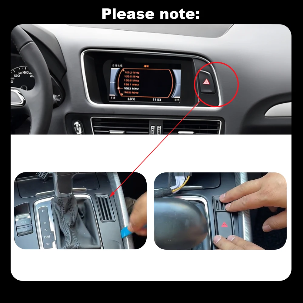 Android 16 para Audi Q5 2009-2017, CarPlay Inalámbrico, Sistema Multimedia para Auto, GPS, Radio, Reproductor, 4G, WIFI, Bluetooth, Pantalla Táctil QLED 2
