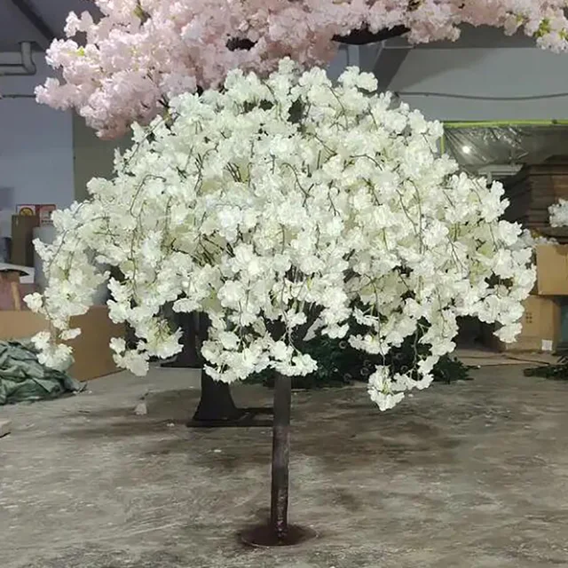 Albero Di Ciliegio Artificiale 1,5m - Fiori Rosa In Seta, Decorazione Per Casa, Feste E Matrimoni - Foto 6