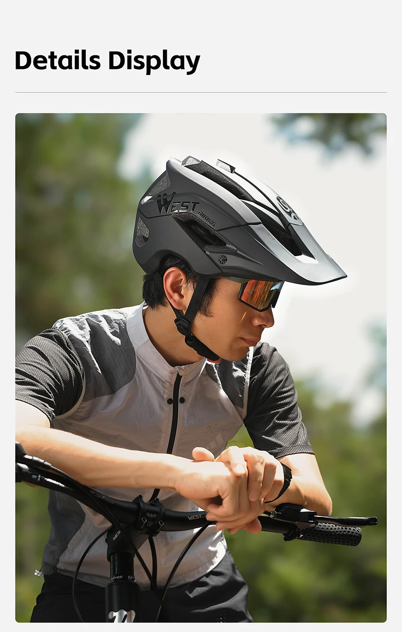 WEST RADFAHREN Fahrrad Helm Ultraleicht 56-62cm Atmungs MTB Rennrad Helme Männer Frauen Sicherheit Casco Ciclismo Radfahren helm – Detail 13