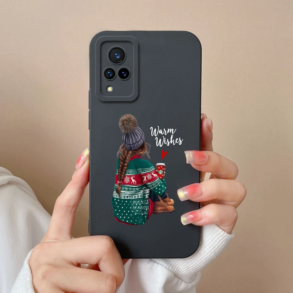 Cute Cartoon High-Quality Liquid Silicone Phone Case - New Design