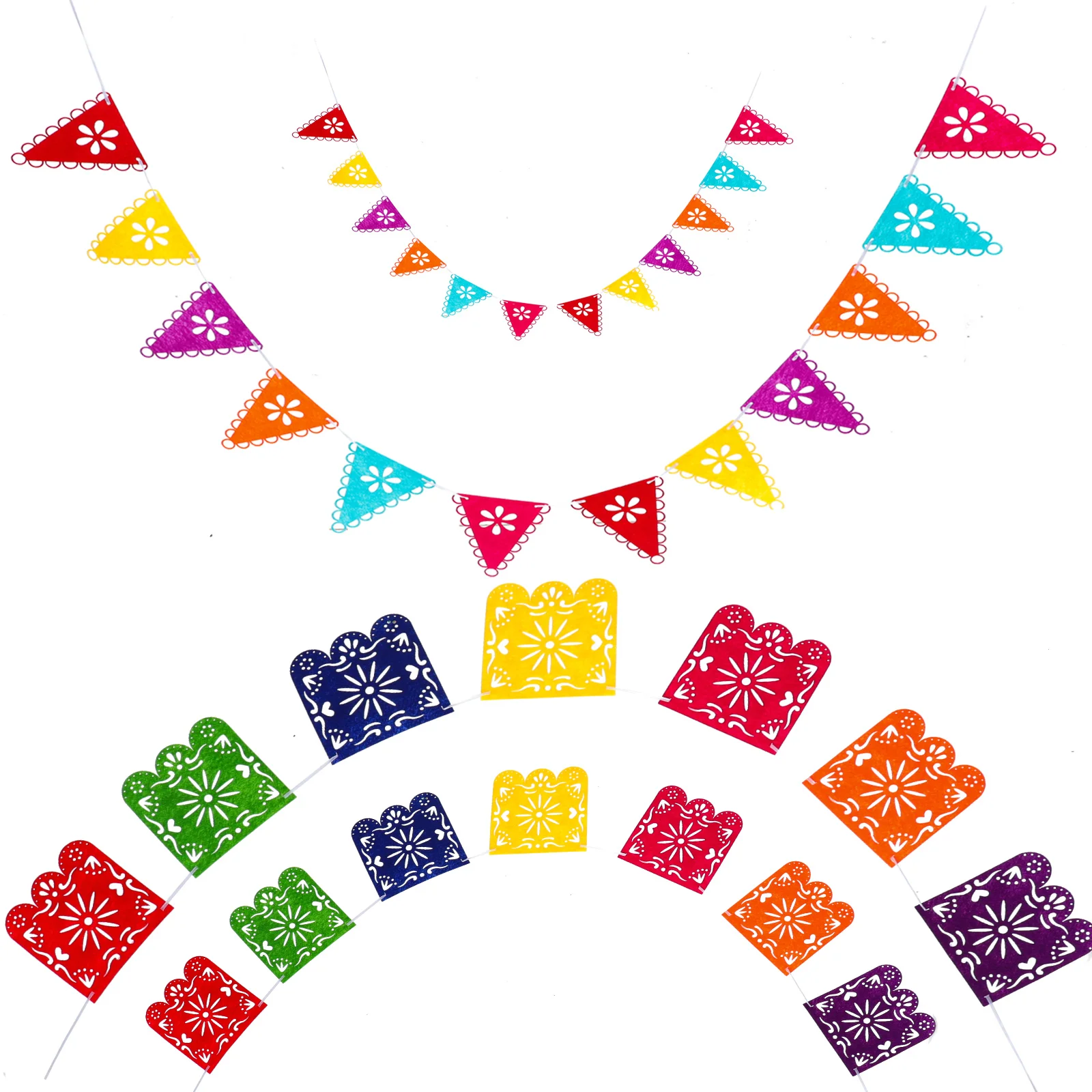 

Birthday Party Supplies Cino De Mayo Fiesta Bunting Mexican Party Decorations Festival Decors Mexican Fiesta Hanging Flags