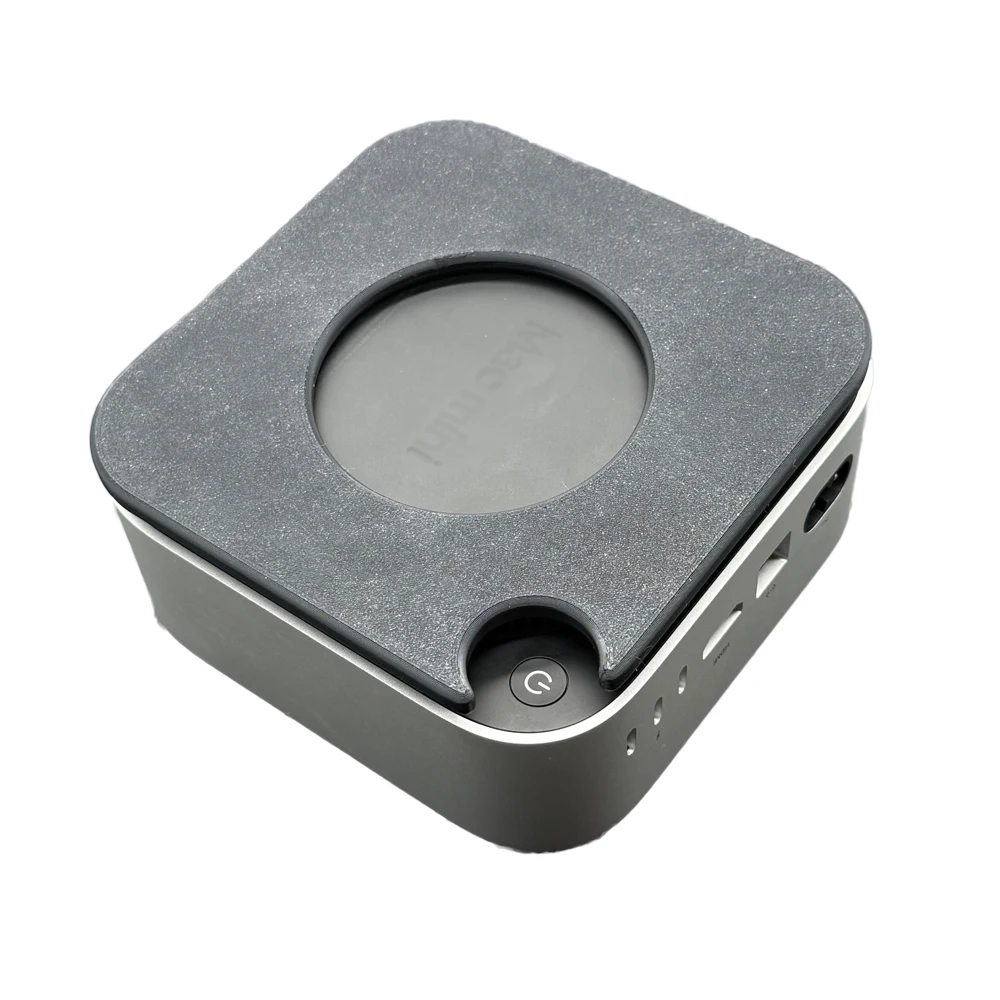 3D Printed Dustproof Base for Mac Mini M4 Anti Slip Bracket Cooling Base DIY Accessories, Cooling Bracket Stand