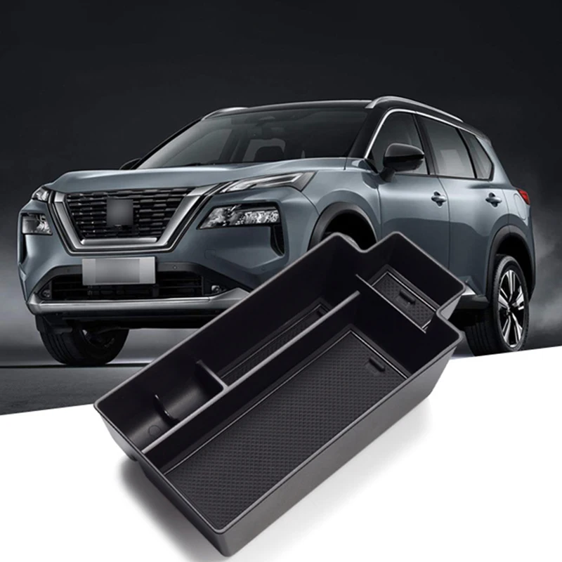 For Nissan X-trail Rogue 2021 2022 2023 2024 T33 Car Center Console Armrest Storage Box Container Tidying Organizer Accessories for nissan altima 2019 2021 2022 2023 center console organizer armrest storage box car interior accessories